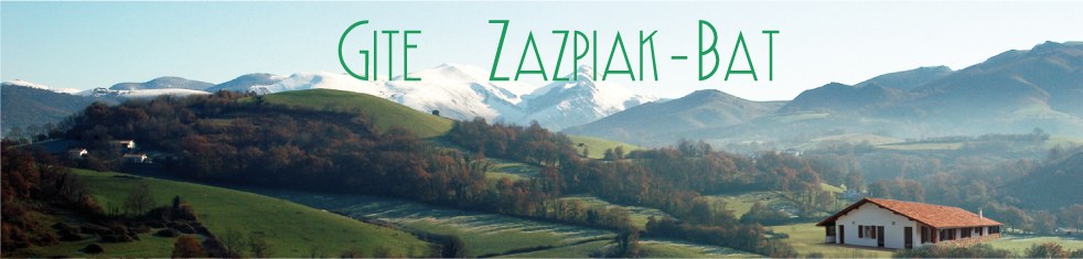 Gîte d'étape séjour Zazpiak bat